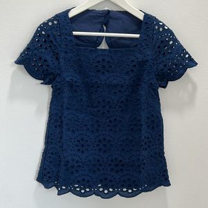 Carolina Nantucket eyelet top